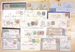 33 lettres choisies période classique et Sage dont n°43 en paire OBL GC 3096 + T17 Redon (1871), n°26 OBL T15 Alençon (1865) sur bande de deuil, AFF composé Cérès-Sage n°38 + 89 OBL Orléans et n°75 + 54 OBL convoyeur-sta