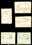 7 lettres avec MP "Montr. S.M" (L3 et L3A), ind 11 chacune. TB