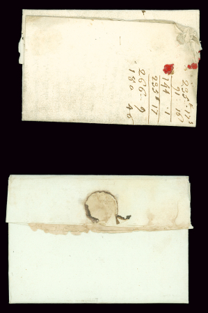 7 lettres avec MP "Montr. S.M" (L3 et L3A), ind 11 chacune. TB