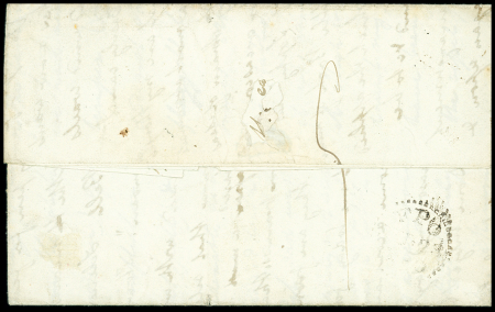 Lettre en port payé du 25 juin 1830 de Bernay pour Londres avec cursive "76 Bernay" + MP "P 61 P Montreuil-s-Mer". TB