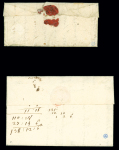 Dieppe : 2 lettres - marque manuscrite "Dedieppe" ( 1687) et MP "Diepe" (L1 - 1737 - ind 19). Certificat Baudot. TB