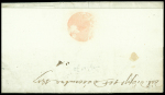 Marque manuscrite "Deb Dieppe 1er décembre 1817", ind 18. TB