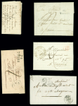Totes : 5 lettres dont MP "Toste" (L1 - 1796 - ind 20 - certificat Baudot). TB