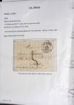 Ensemble de 59 plis du Havre et de Dieppe dont n°47 sur lettre, poste maritime, bureau d'Ingouville, Grasville, cachet rect d'essai rouge du Havre, fev 1828
