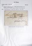 Ensemble de 59 plis du Havre et de Dieppe dont n°47 sur lettre, poste maritime, bureau d'Ingouville, Grasville, cachet rect d'essai rouge du Havre, fev 1828