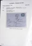 Ensemble de 59 plis du Havre et de Dieppe dont n°47 sur lettre, poste maritime, bureau d'Ingouville, Grasville, cachet rect d'essai rouge du Havre, fev 1828