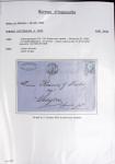 Ensemble de 59 plis du Havre et de Dieppe dont n°47 sur lettre, poste maritime, bureau d'Ingouville, Grasville, cachet rect d'essai rouge du Havre, fev 1828