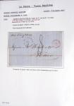 Ensemble de 59 plis du Havre et de Dieppe dont n°47 sur lettre, poste maritime, bureau d'Ingouville, Grasville, cachet rect d'essai rouge du Havre, fev 1828