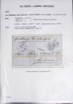 Ensemble de 59 plis du Havre et de Dieppe dont n°47 sur lettre, poste maritime, bureau d'Ingouville, Grasville, cachet rect d'essai rouge du Havre, fev 1828