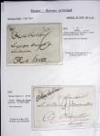 Ensemble de 46 plis de Rouen dont MP ancien régime, MP "Deb de Rouen" (L24 - 1771 - ind 23)