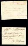 SOMME Abbeville - 2 marques manuscrites : "Dabb" (L1