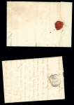 SOMME Abbeville - 2 marques manuscrites : "Dabb" (L1