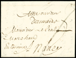Marque manuscrite "Damiens" (L n°1A - 1703), ind 19. TB