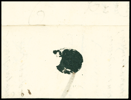 Marque manuscrite "Damiens" (L n°1A - 1703), ind 19. TB