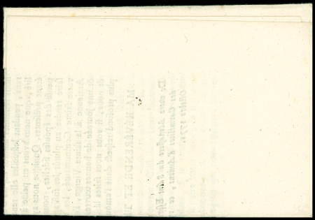 Franchise du monastère du Saint Esprit des Carmélites d'Amiens avec MP "D'Amiens" (L n°18). TB