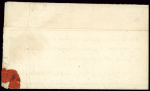 Lettre avec marque manuscrite "Doullens" (L n°1 - 1729), ind 22. TB