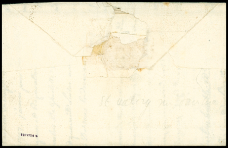 MP au tampon "S Valery S.S" (L n°4 - 1757), ind 22, TB