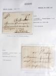Ensemble de 53 plis d'Amiens - Abbeville - Saint Valery en Caux dont MP ancien régime. TB