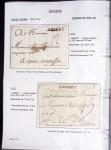 Ensemble de 53 plis d'Amiens - Abbeville - Saint Valery en Caux dont MP ancien régime. TB