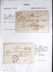 Ensemble de 53 plis d'Amiens - Abbeville - Saint Valery en Caux dont MP ancien régime. TB