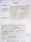 Ensemble de 53 plis d'Amiens - Abbeville - Saint Valery en Caux dont MP ancien régime. TB