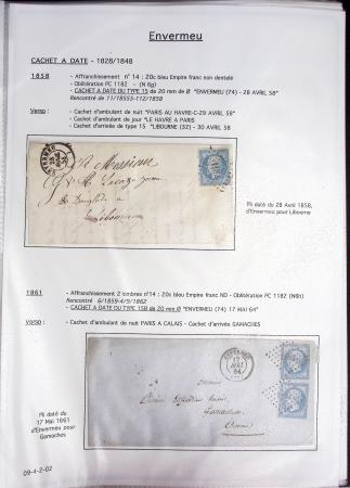 Seine Inférieure : 25 lettres dont cursives "74 Auffay", "74 Bellencombre", "74 Les Grandes ventes" (2 diff), "74 Londinières", "74 Motteville", "74 St Victor l'Abbaye". TB