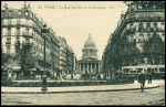 N°130f, type 6 roulette OBL Paris (1924) sur carte postale du Bon Marché. TB