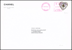 N°3632C 0,50€ Chanel de roulette OBL EMA rouge (2004) sur env. Chanel avec encart correspondant. TB