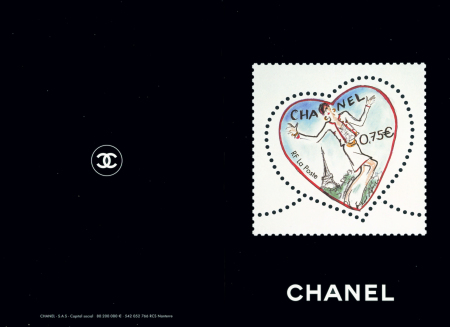 N°3632C 0,50€ Chanel de roulette OBL EMA rouge (2004) sur env. Chanel avec encart correspondant. TB