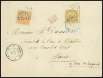 N°3 + 5 OBL losange de points muet + CAD "Réunion St