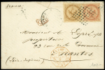 N°3 + 5 OBL losange de points muet sur lettre de St