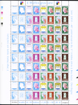 N°4459 à 4464 40ème anniversaire de l'imprimerie de Boulazac, série de 4 feuilles de 40 timbres, neufs **, TB