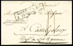 Cachet rect d'essai "Bordeaux 32 2 fev 1828", ind 20. TB