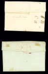2 lettres : marque manuscrite "St André" (1750 - L1) et MP au tampon "St André de Cubzac" (1784 - L2), ind 13 et ind 16. TB