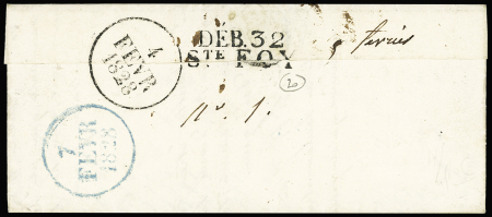 MP "Deb 32 Ste Foy" (1828) ind 20. TB