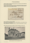 LOIRE-INFERIEURE Collection de 35 plis de la ville du Croisic dont double cursive "42 Croisic Guerande" (ind 19), cursive "42 Croisic" (ind 14), n°3 OBL grille + T14 Le Croisic (1849), guerre n°9 sur lettre recommandée