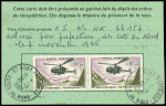 N°41 10f Alouette en paire OBL Saint-Quay Portrieux