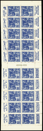 7 carnets : 199 C38 Nogent en Bassigny - 199 C49 S169 - 257 C5 S166 - 170 C1 (4 carnets Tortosa : 2 Bon génie et 2 l'Aigle), neuf **, TB