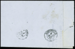 N°22 OBL GC 4130 + T15 "Vendôme boite mobile" (1867) sur lettre, ind 19. TB