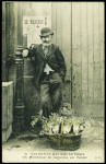 3 CP Les petits métiers de Paris CM (un marchand de légumes au panier - une marchande des quatre saisons - la marchande de café au lait). TB