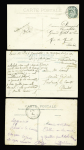 5 bonnes CP dont Le Vernet la Varenne - un courrier postal dans les neiges. TB