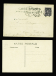 3 CP : fête aérostatique de la varenne, le départ (1908) - CP couleurs "souvenir de Paris" OBL 1897 - tramway corbillard de Vincennes. TB