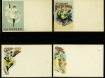 8 cartes postales en couleurs de la série Cinos : Cabaret des Quat'z'arts - Bal du Moulin Rouge - H.Fragson parisiana concert (2) -La Goulue - Au joyeux Moulin Rouge - Casino de Paris (2 diff). TB