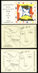 3 cartes postales différentes de Picasso : congrès des peuples pour la paix (années 50). TB