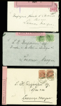 4 lettres d'Afrique du Sud pour Lorenço Marques avec censures  (1899 - 1902). TB