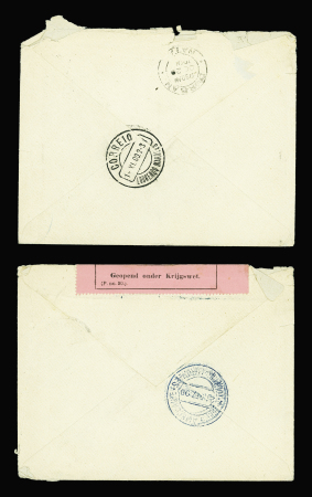 4 lettres d'Afrique du Sud pour Lorenço Marques avec censures  (1899 - 1902). TB