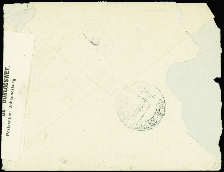 4 lettres d'Afrique du Sud pour Lorenço Marques avec censures  (1899 - 1902). TB