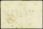 N°1 1p noir sur lettre de Londres pour Sheffield (18.5.1841). TB