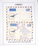 Collection de 60 pages sur le Tupolev 144, rival du Concorde (1968 - 1998) : timbres, entiers postaux, blocs feuillets. Un lot rarement proposé en vente