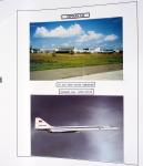 Collection de 60 pages sur le Tupolev 144, rival du Concorde (1968 - 1998) : timbres, entiers postaux, blocs feuillets. Un lot rarement proposé en vente